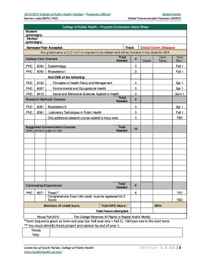 Usf Public Health Catalog