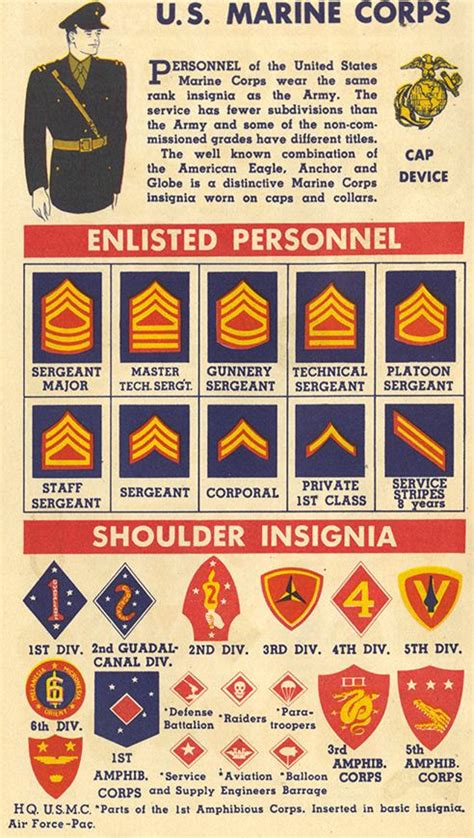 Usmc Enlisted Ranks Ww2