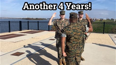 Usmc Reenlistment Ceremony