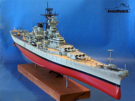 Uss New Jersey Battleship Model