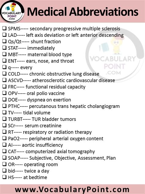 Uta Medical Abbreviation