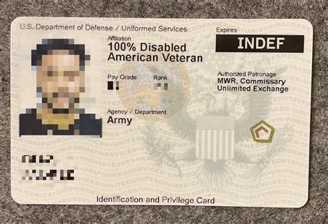 Va Disability Id Card