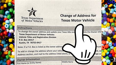 Vehicle Permit Address Change