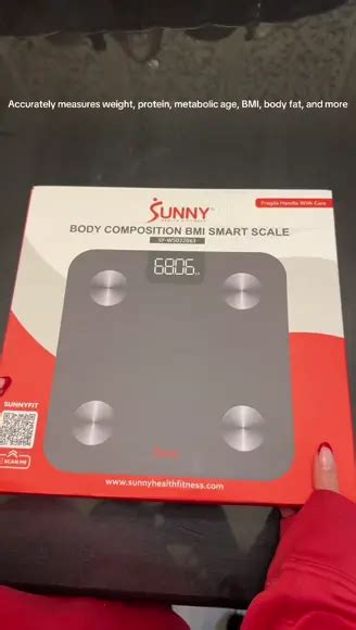 Video Review Of Sunny Health Fitness Smart Body Composition Weight Scale By Kabita 1 Votes Flip App