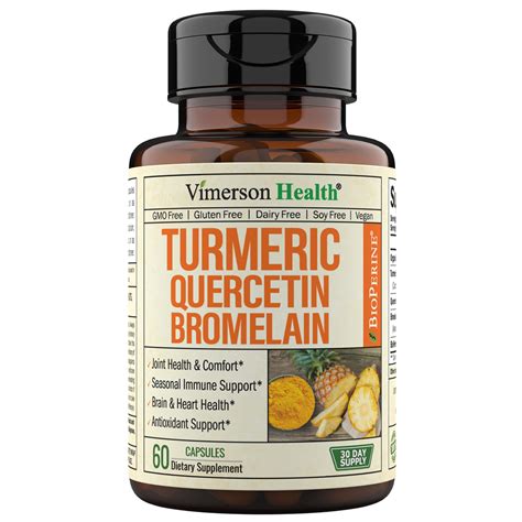 Vimerson Health Turmeric Quercetin Bromelain