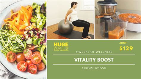 Vitality Boost 4 Weeks Of Wellness Part 1 Paypal