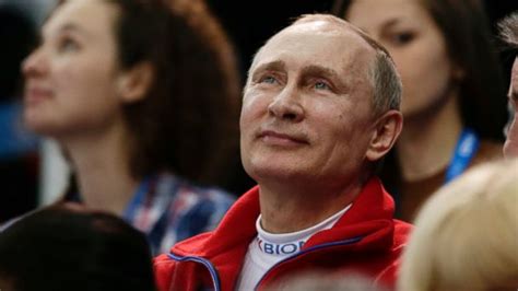 Vladimir Putin Watches Russia Win First Gold Abc News