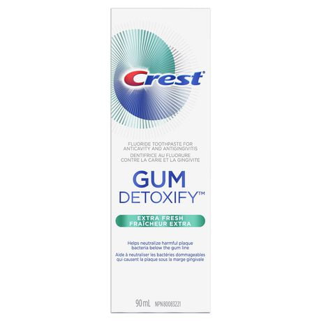 Walmart Crest Gum Detoxify Toothpaste