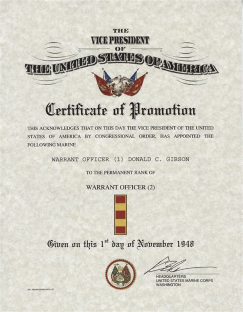 Warrant Officer Package Usmc