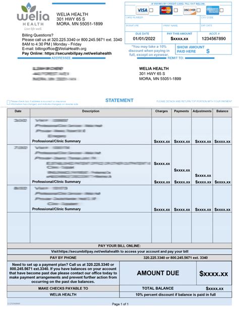 Welia Health Bill Pay