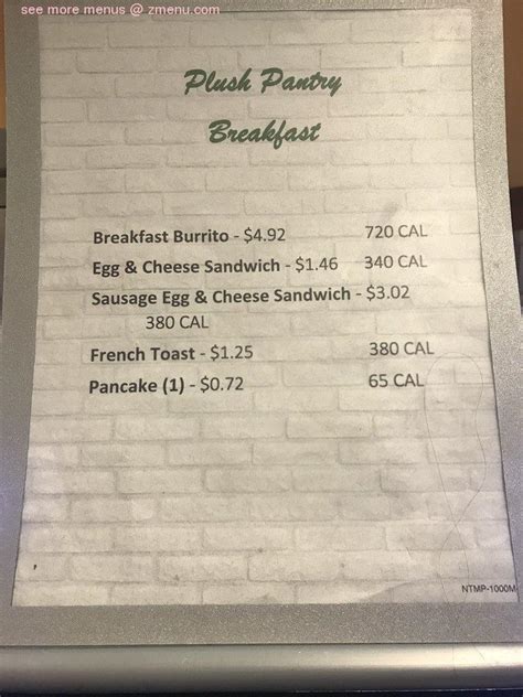 Wesley Long Hospital Cafeteria Menu