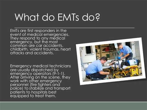 What Do Emts Do