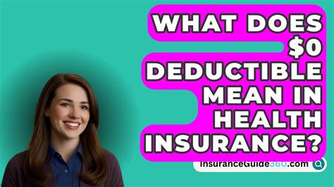 What Does 0% Deductible Mean