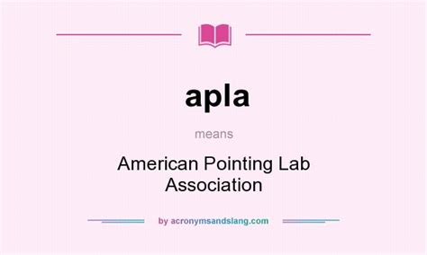 What Does Apla Stand For