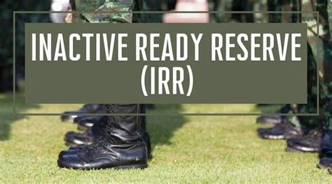 What Is Inactive Reserve Military