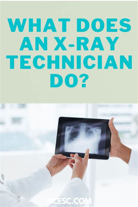 5 Tasks Xray Techs Do