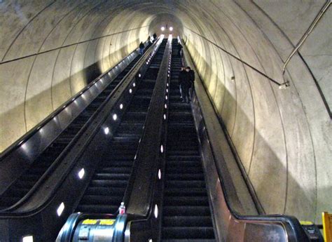 Wheaton Station Escalator Atlas Obscura