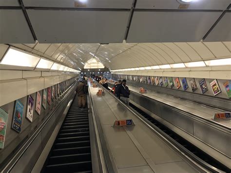 When London Underground Railway 39 S Escalators