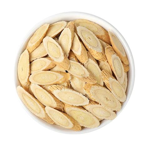 Wholesale 0 6 0 8Cm Loose Natural Huang Qi Astragalus Membranaceus Herb Dried Sliced Roots Chinese Medicinal Tea