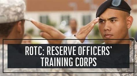 Why Are Rotc Officers Reserved