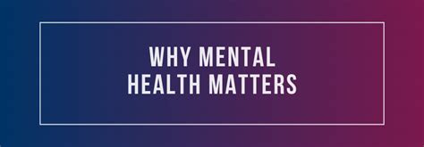 Why Mental Health Matters Brooks Rehabilitation