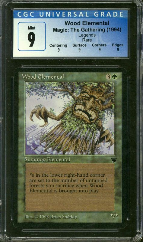 Wood Elemental Legends Magic The Gathering