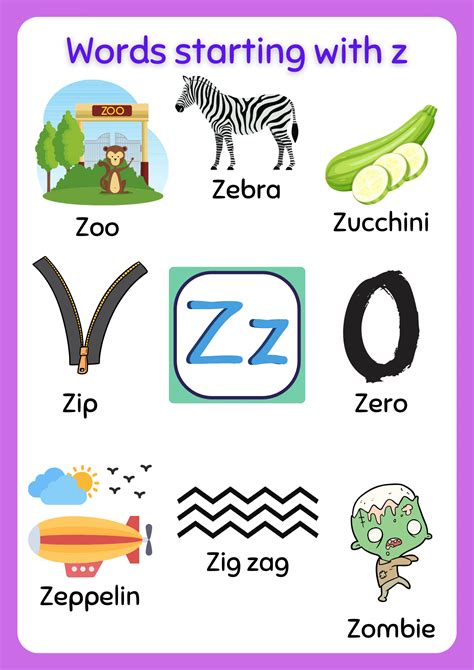 Word Start With Z