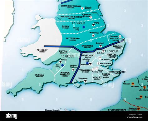 Ww2 Air Bases In England Map Map