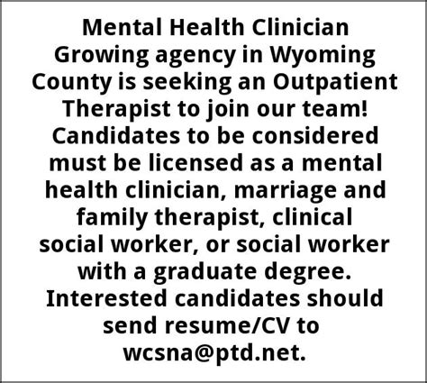 Wyoming County Mental Health Clinic