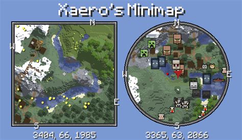 Xaeros Minimap Bedrock