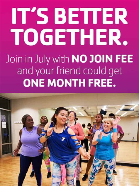 Ymca Free Join Fee