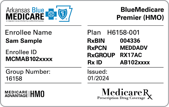 Your Medicare Advantage Card Arkansas Blue Cross And Blue Shield