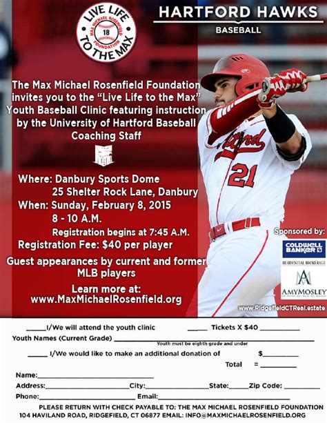 Youth Softball Clinic University Of Hartford